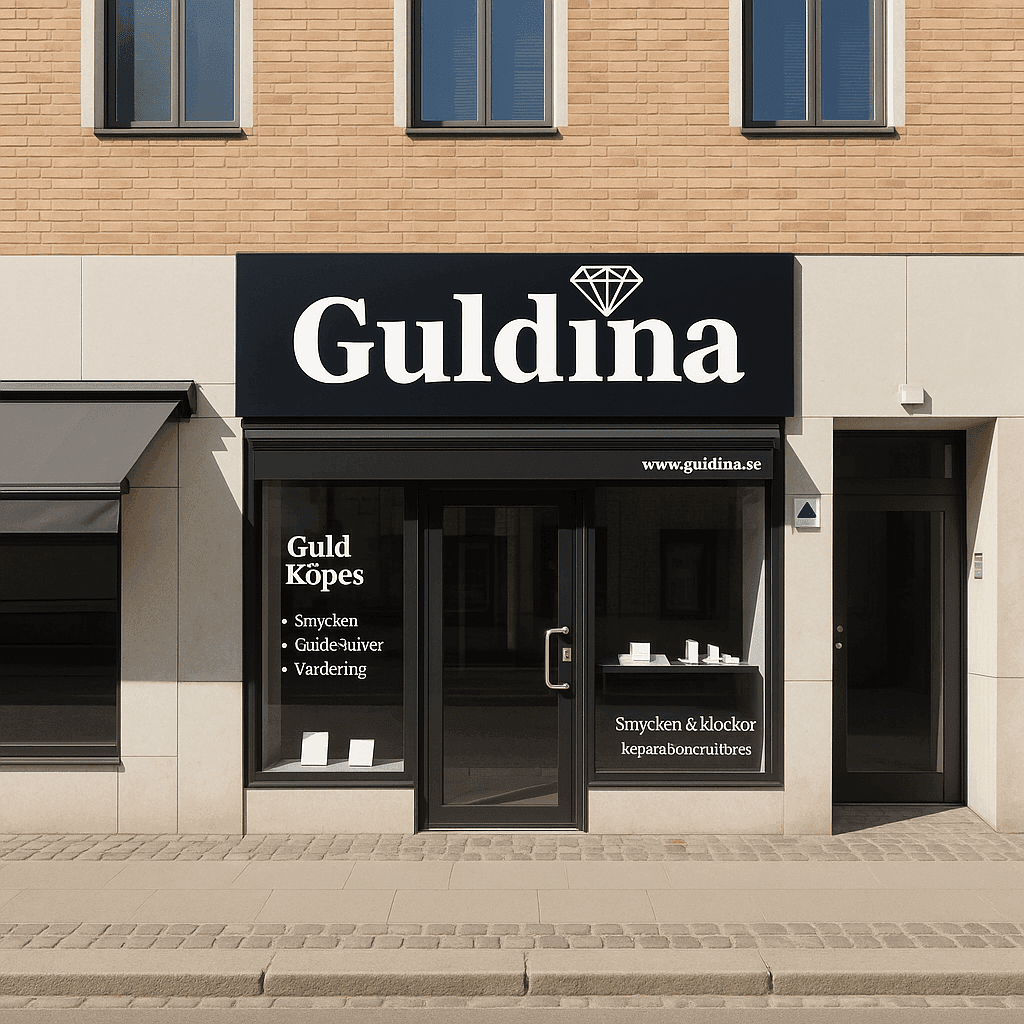 Guldina butik på Linnégatan i Limhamn